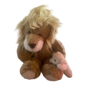 The Lion & The Lamb Vintage 1994 stuffed animal set